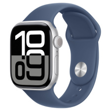 Apple Watch Series 10 Умные часы Apple Watch Series 10 46 мм Silver Aluminium Case with Sport Band Blue M/L watch