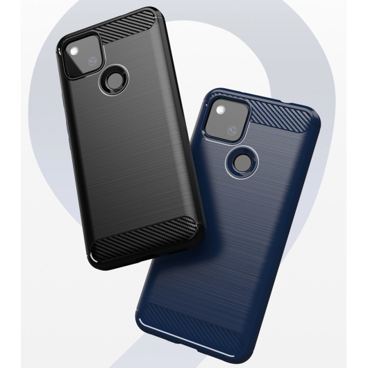 Защитный чехол Carbon для Google Pixel 5a Синий