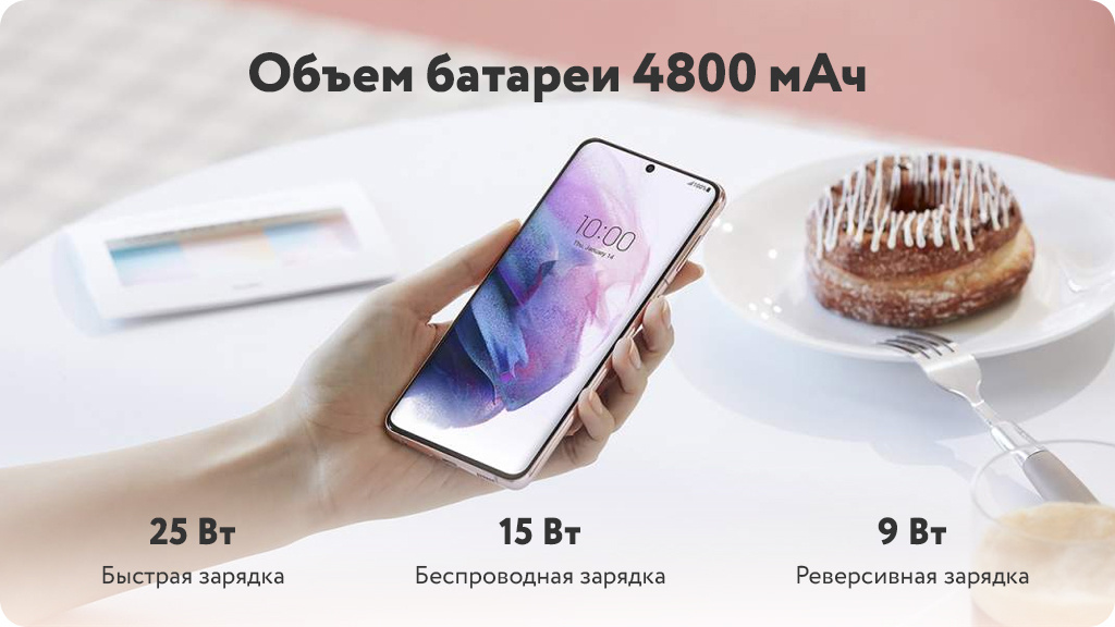 Samsung Galaxy S21+ 5G 8/256GB Черный фантом (Global version)