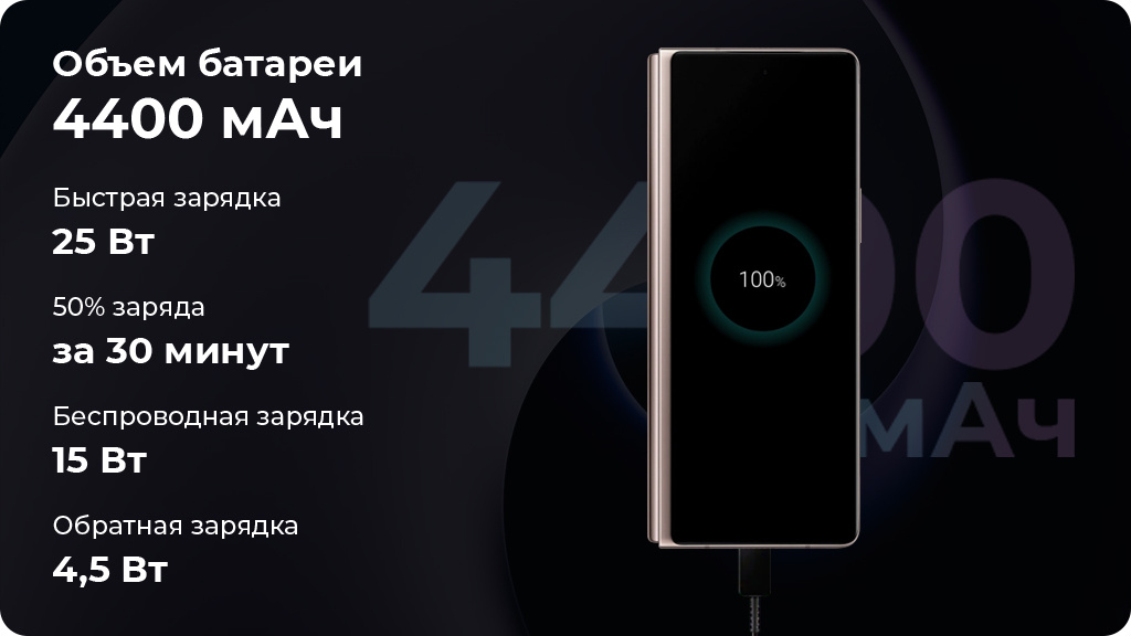 Samsung Galaxy Z Fold 4 12/256 ГБ, серо-зеленый